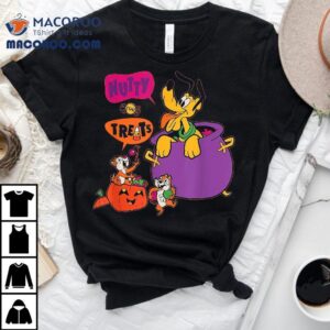 Disney Pluto And Chip ân Dale Nutty For Treats Halloween Shirt 3 Disney Pluto And Chip Amp Acirc Amp Amp N Dale Nutty For Treats Halloween Tshirt