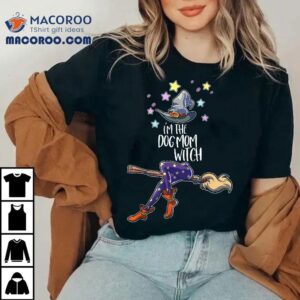 Dog Mom Witch Halloween Group Matching Tshirt