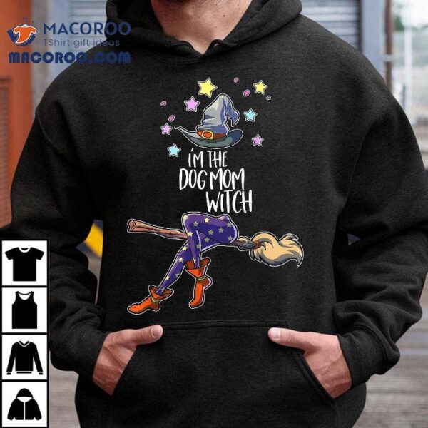 Dog Mom Witch Halloween Group Matching Shirt