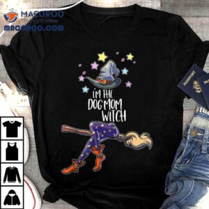 Dog Mom Witch Halloween Group Matching Tshirt