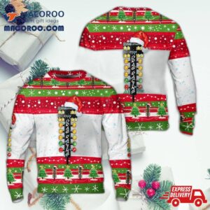 Drag Racing Christmas Tree Aop Sweater