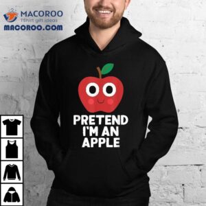Easy Pretend I’m An Apple Costume Halloween Funny Shirt