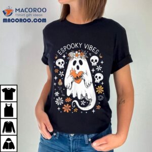 Espooky Vibes Maestra Halloween Spanish Mexican Teacher Tshirt