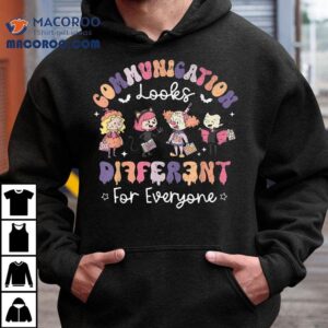 Everyone Communicates Differently Halloween Speech Therapy Shirt