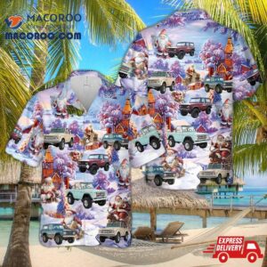 Ford Bronco 1970 Christmas Hawaiian Shirt