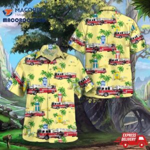Foster City, California, San Mateo Consolidated Fire Department Hawaiian Shirt