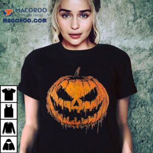 Front And Back Halloween Pumpkin Head Big Ween Energy Spooky Shirt Front And Back Halloween Pumpkin Head Big Ween Energy Spooky Shirt