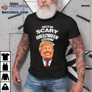 Funny Donald Trump Scary Halloween Gag President Costume Tshirt