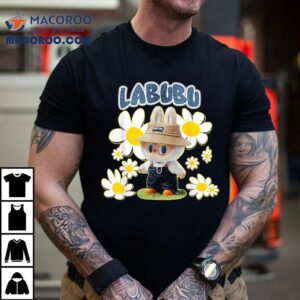 Funny Labubu Lover Cute Flowers Shirt