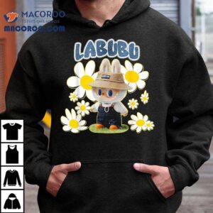 Funny Labubu Lover Cute Flowers Tshirt