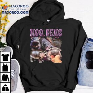 Funny Moo-deng Baby Pygmy Hippo Cute For Family Shirt