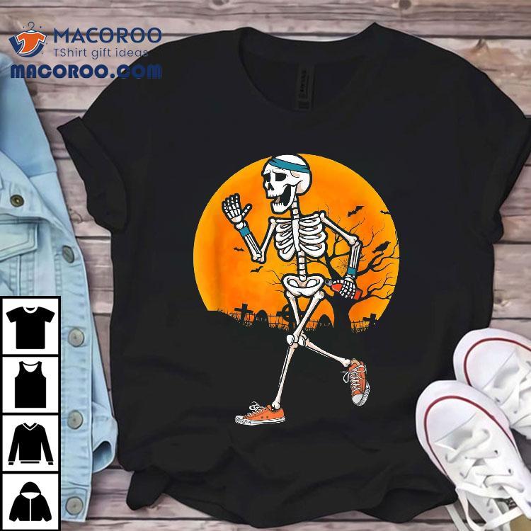Funny Running Skeleton Halloween Sport Runner Marathon Shirt Funny Running Skeleton Halloween Sport Runner Marathon Shirt