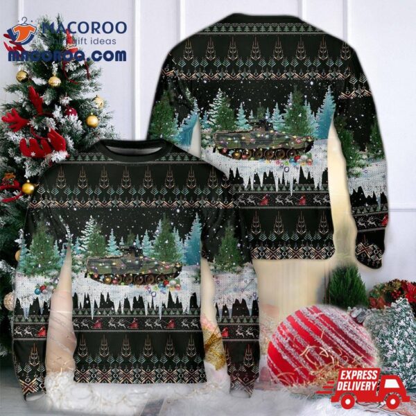 German Bundeswehr Ifv ‘marder 1 A3’ Christmas Sweater