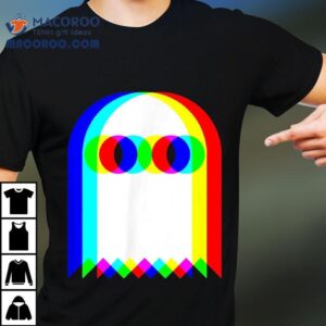 Ghost Trippy Vaporwave Halloween Techno Rave Edm Music Party Shirt