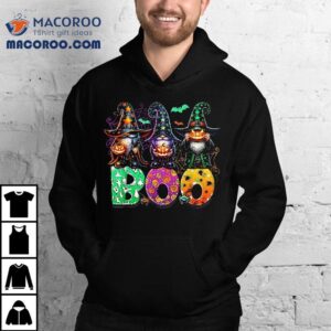 Groovy Boo Gnomes Jack O Lantern Spooky Halloween Shirt