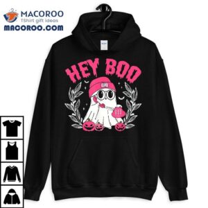 Groovy Hey Boo Cute Ghost Funny Halloween Wo Kids Tshirt