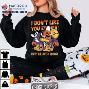 Halloween Costume Team Candy Corn I Don’t Like You Either Shirt