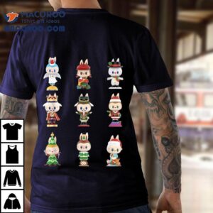 Happy Xmas Labubu Lover Cute The Monsters Christmas Tshirt