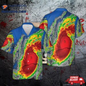 Hurricane Milton Tracker Hawaiian Shirt