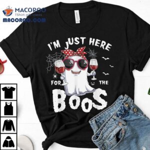 I’m Just Here For The Boos Halloween Ghost Shirt