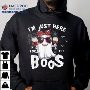 I M Just Here For The Boos Halloween Ghos Tshirt