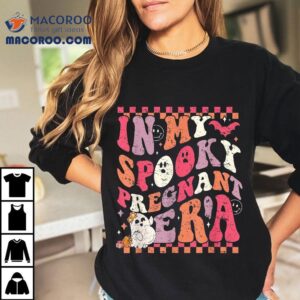 In My Spooky Pregnant Era Ghost Halloween Mom Shirt