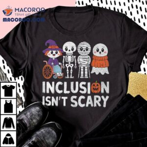 Inclusion Isn’t Scary Ghost Mummy Halloween Slp Sped Teacher Shirt