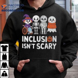 Inclusion Isn T Scary Ghost Mummy Halloween Slp Sped Teacher Tshirt