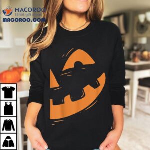 Jack-o-lantern Shirt Pumpkin Face Halloween Matching Couple