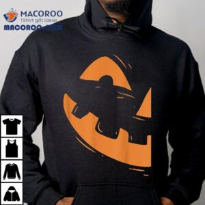 Jack O Lantern Pumpkin Face Halloween Matching Couple Tshirt