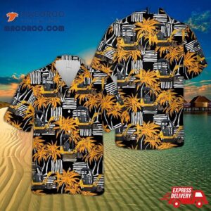 Jcb 801.4 Excavator Hawaiian Shirt