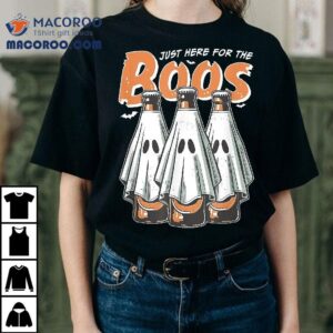 Just Here For The Boos, Halloween Booze Ghost Beer Bottles Shirt