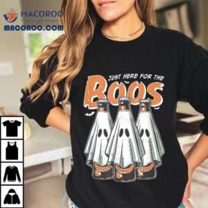 Just Here For The Boos, Halloween Booze Ghost Beer Bottles Shirt
