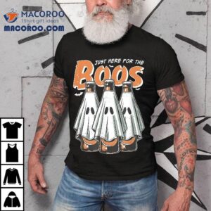 Just Here For The Boos Halloween Booze Ghost Beer Bottles Tshirt