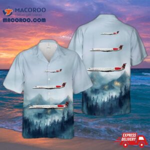 Loganair Embraer E145 Fleet Hawaiian Shirt