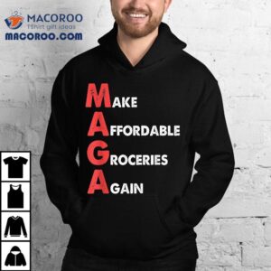 Make Affordable Groceries Again M.a.g.a Design Shirt