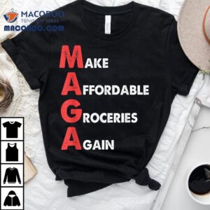 Make Affordable Groceries Again M.a.g.a Design Shirt