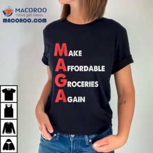 Make Affordable Groceries Again M A G A Design Tshirt