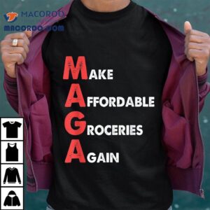 Make Affordable Groceries Again M A G A Design Tshirt