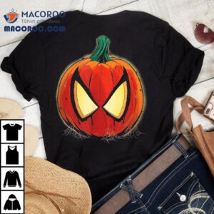 Marvel Spider-man Halloween Spooky Pumpkin Jack-o-lantern Shirt
