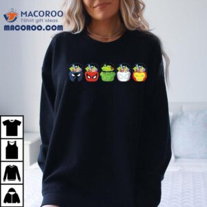 Marvel Super Heroes Halloween Trick Or Treat Candy Buckets Tshirt