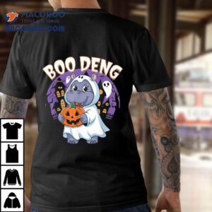 Moo Deng Baby Hippo Boo Long For Halloween Shirt