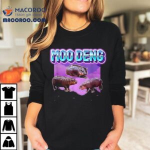 Moo Deng | Funny Pygmy Baby Hippo Mu Hip Hop Zoo Team Shirt