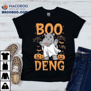 Moo Deng Halloween Cute Baby Pygmy Hippo Shirt