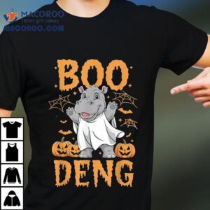 Moo Deng Halloween Cute Baby Pygmy Hippo Shirt