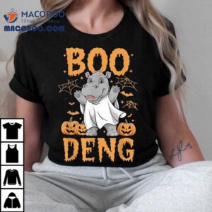 Moo Deng Halloween Cute Baby Pygmy Hippo Tshirt