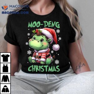 Moo Deng Hippo Baby Pigmy Moodeng Chrismats Zoo Family Shirt