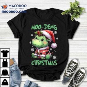 Moo Deng Hippo Baby Pigmy Moodeng Chrismats Zoo Family Tshirt
