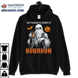 My Favorite Spirit Is Bourbon Halloween Ghost Costume Tshirt