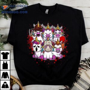 My Little Horror Crew Halloween Unicorns Tshirt